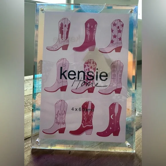 Kensie Home 4x6 Western Boot Art Picture Frame - Picture 4 of 5